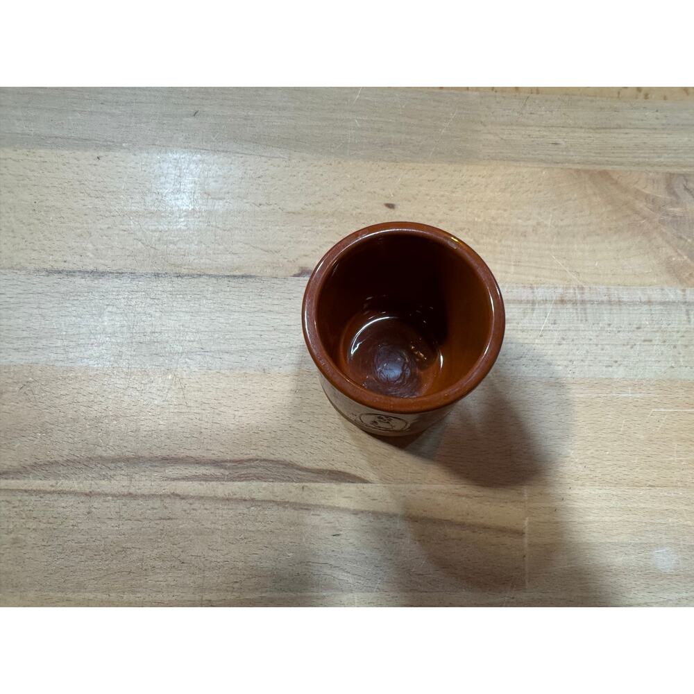 Amelia Creamery Terracotta Ceramic Yogurt Pots Jars Brown